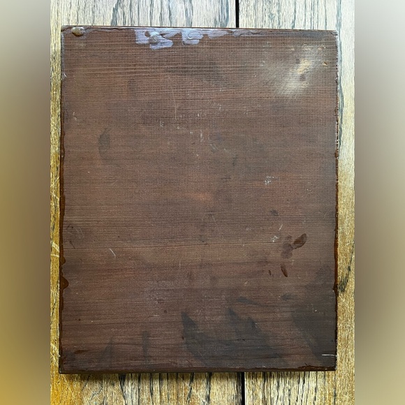 Vintage Hummel Wooden Wall Plaque Living Is Giving 8”X6” - Picture 2 of 2